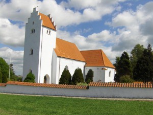 Ørslev church.